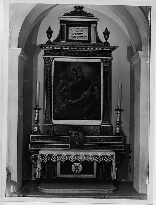 altare, insieme - ambito italiano (fine/inizio secc. XVIII/ XIX)