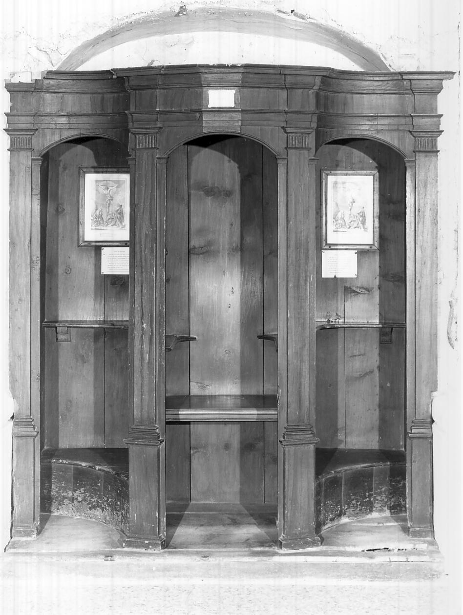 confessionale, serie - ambito italiano (sec. XVIII)