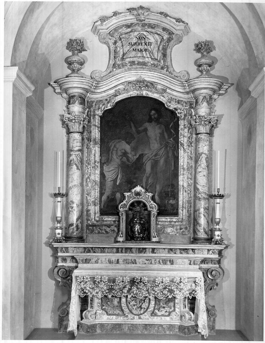 altare, insieme - ambito mantovano (sec. XVIII)