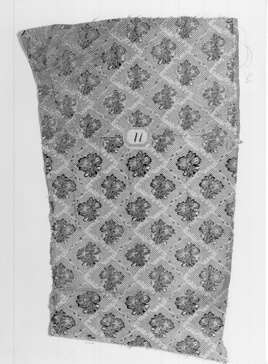 tessuto, frammento - manifattura italiana (seconda metà sec. XVIII)