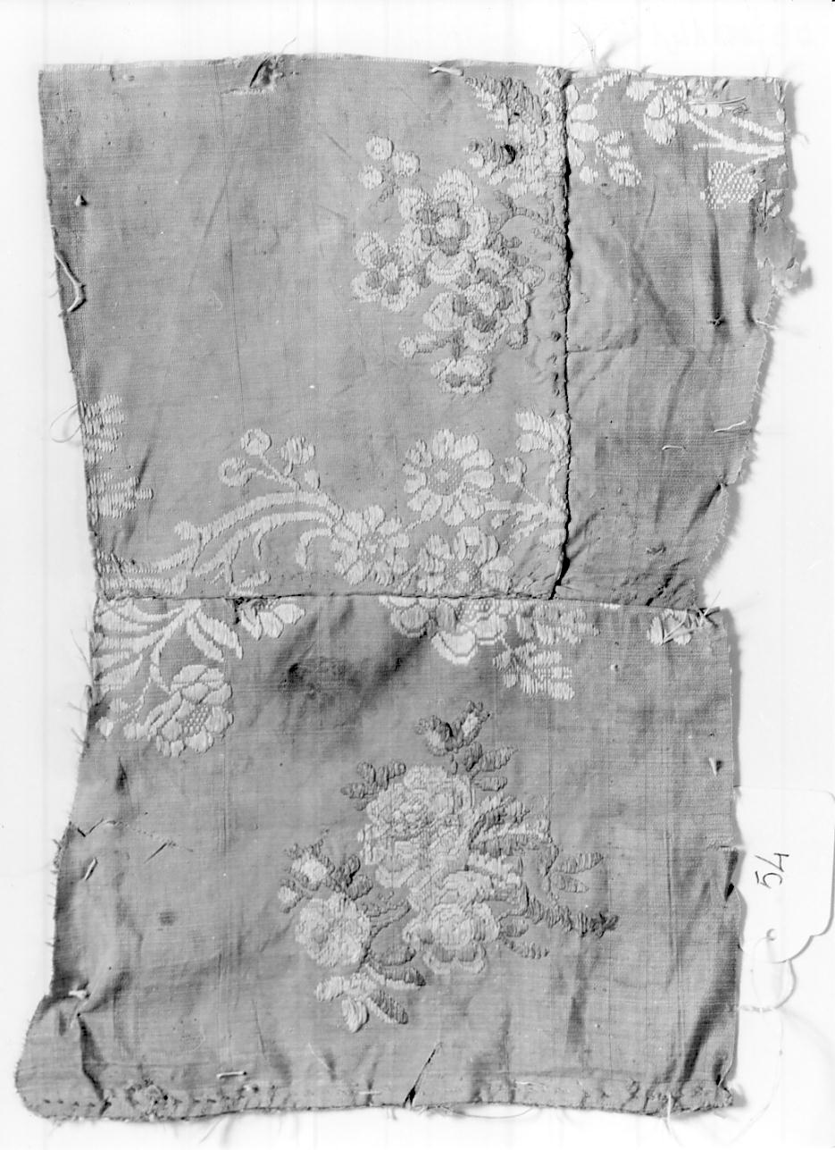 tessuto, frammento - manifattura italiana (seconda metà sec. XVIII)