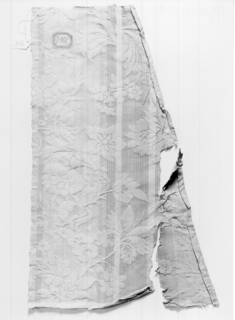 tessuto, frammento - manifattura italiana (seconda metà sec. XVIII)