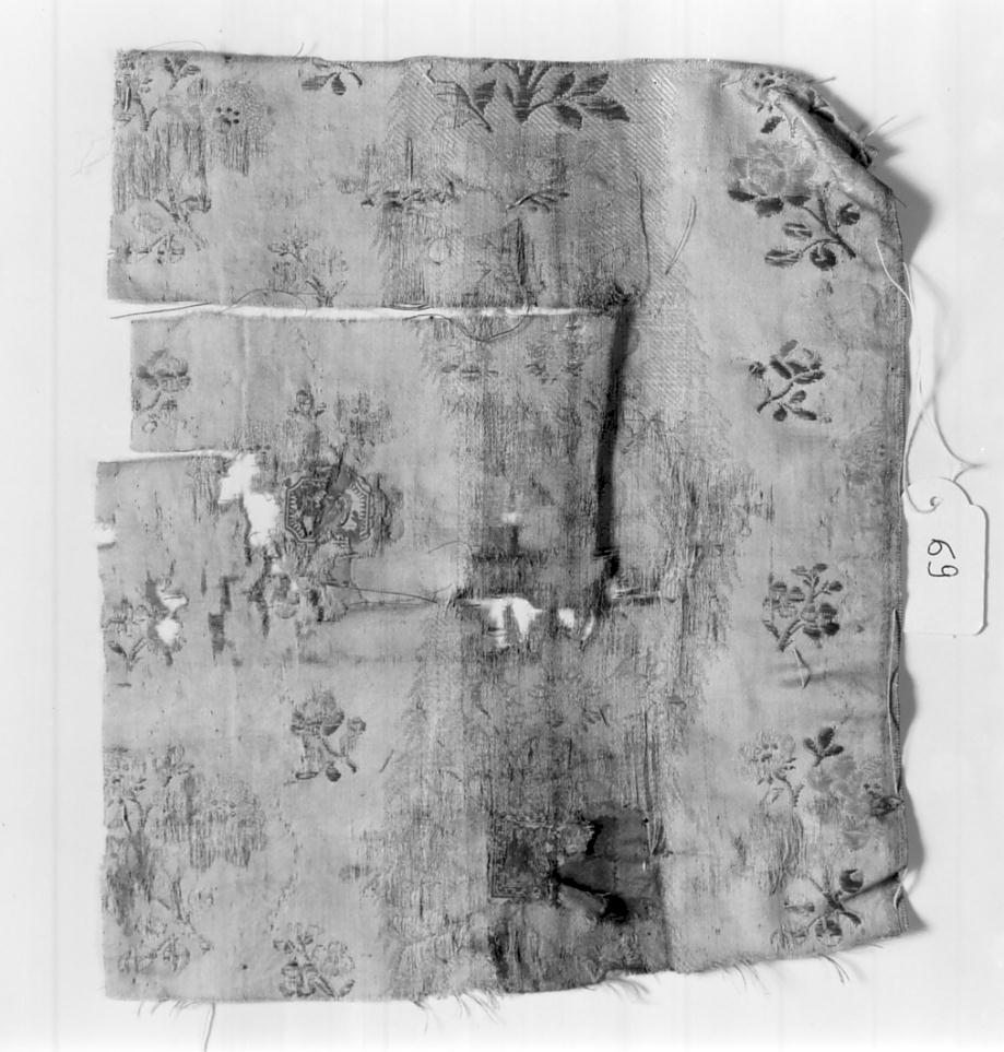 tessuto, frammento - manifattura italiana (seconda metà sec. XVIII)