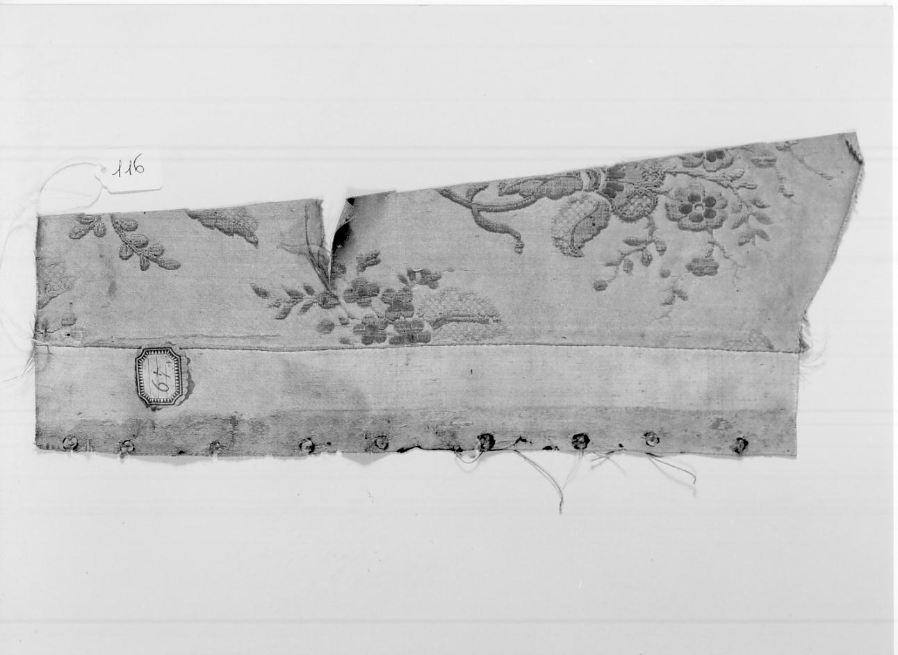 tessuto, frammento - manifattura italiana (seconda metà sec. XVIII)