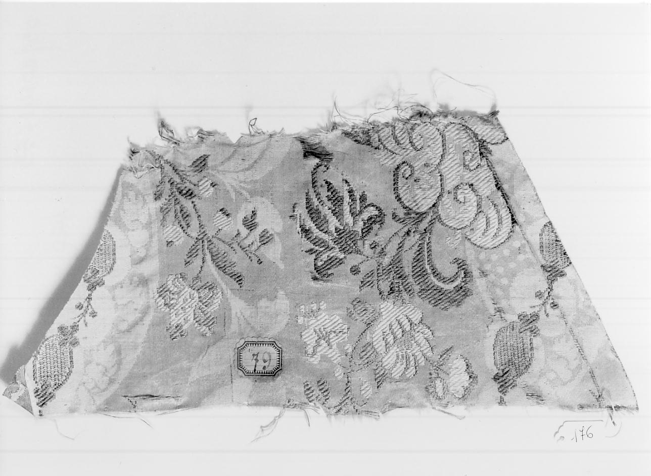 tessuto, frammento - manifattura italiana (sec. XVIII)