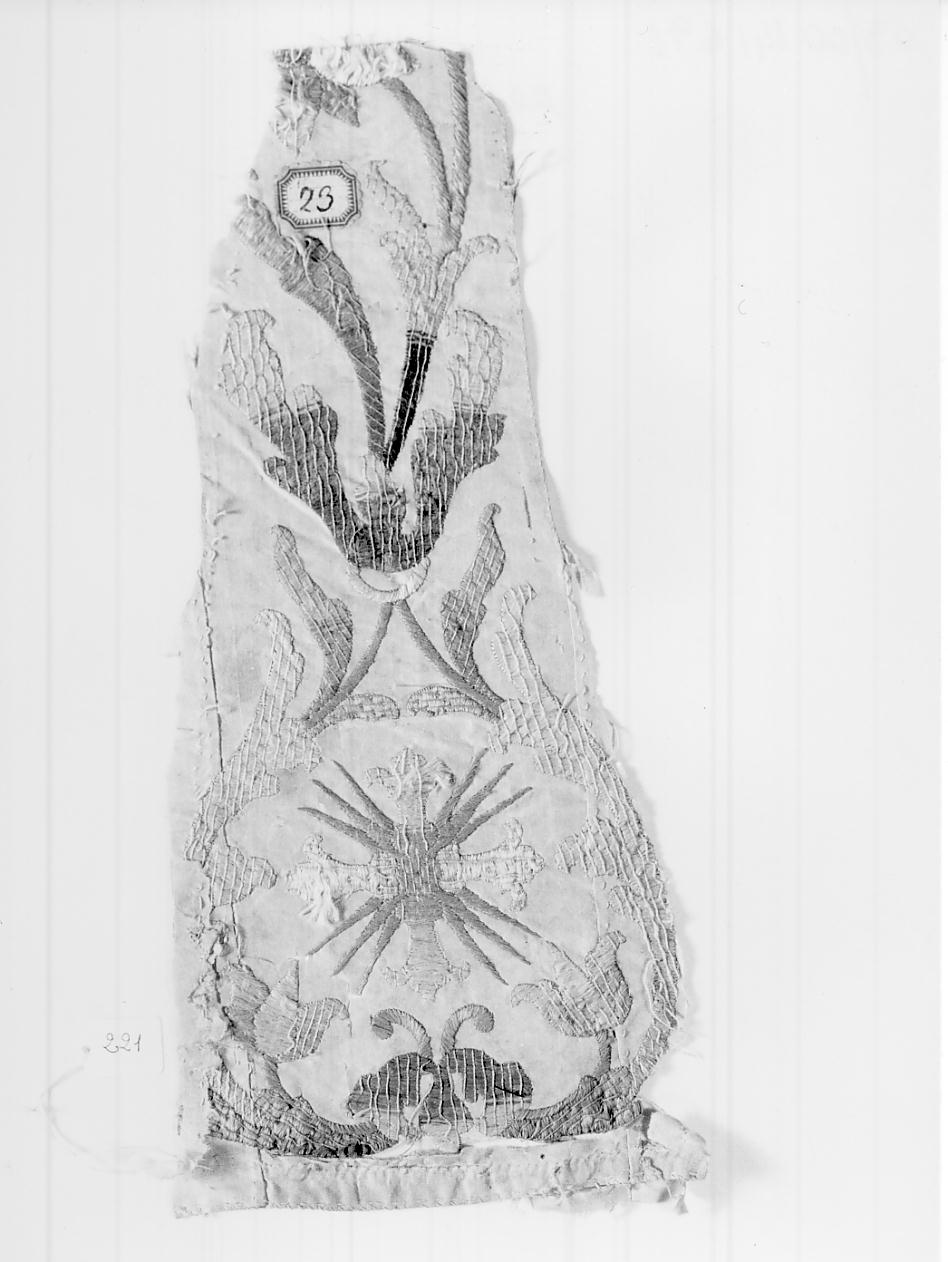 tessuto, frammento - manifattura italiana (sec. XVIII)