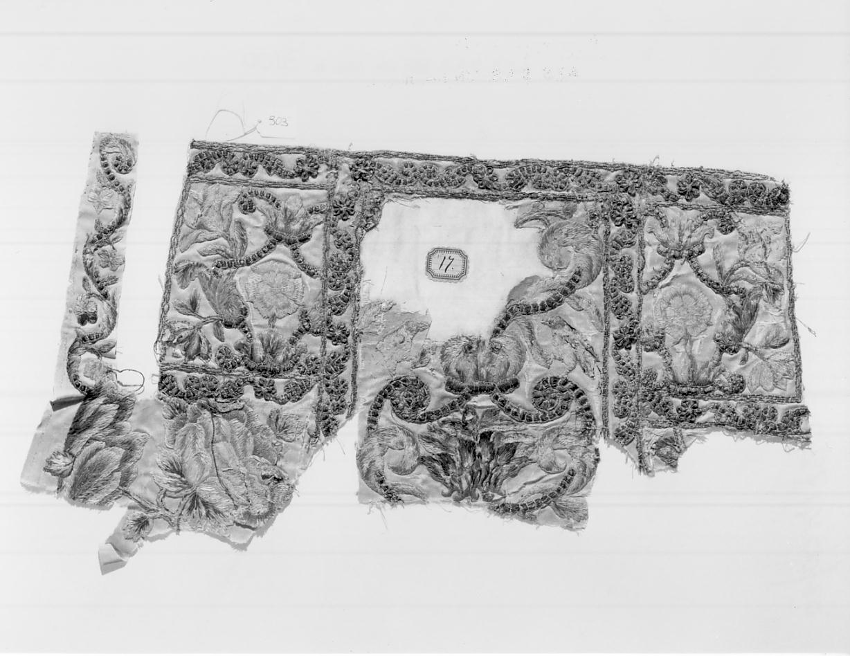 tessuto, frammento - manifattura italiana (sec. XVII)
