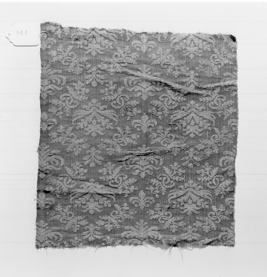 tessuto, frammento - manifattura italiana (inizio sec. XVII)