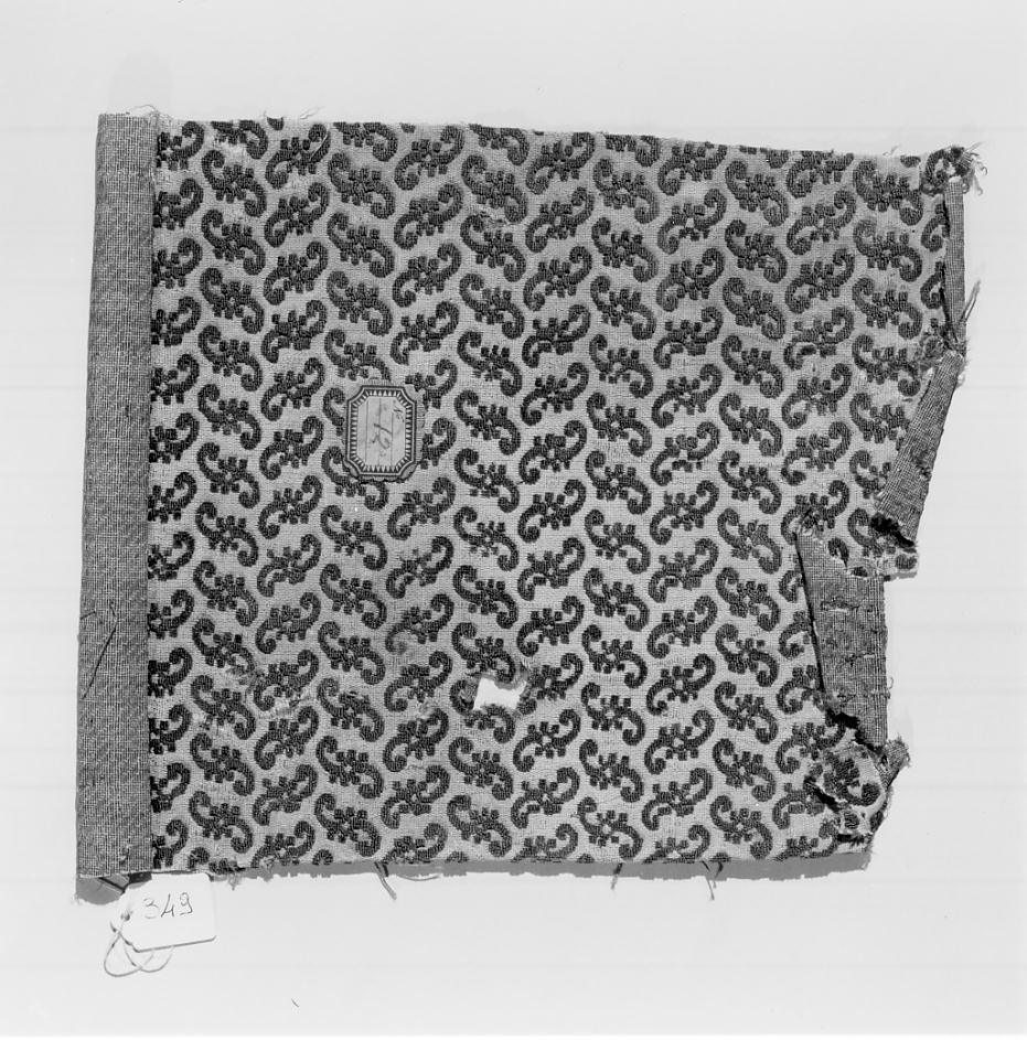 tessuto, frammento - manifattura italiana (fine/inizio secc. XVI/ XVII)