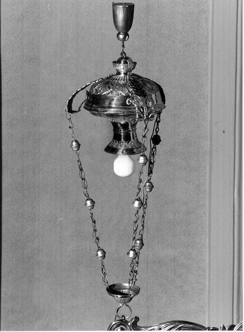 lampada pensile, serie - ambito lombardo (prima metà sec. XIX)