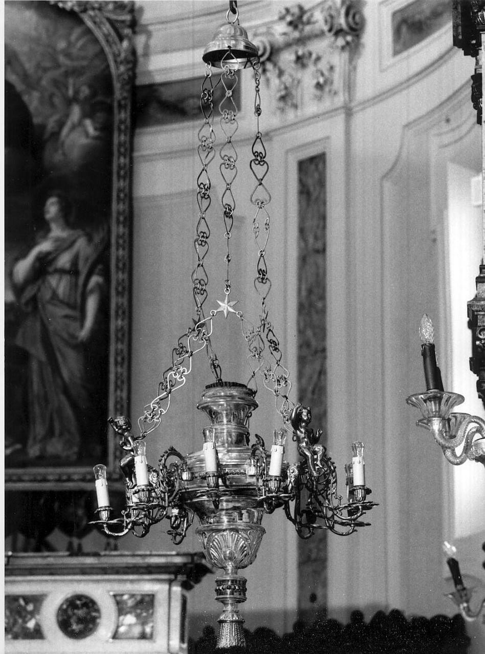 lampadario, serie - ambito lombardo (prima metà sec. XIX, sec. XX)