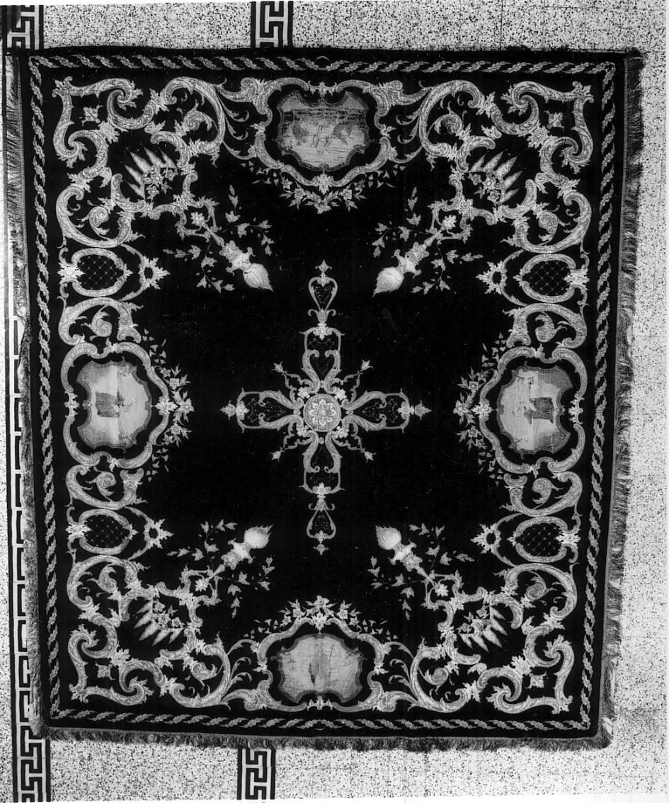 coltre funebre, elemento d'insieme di Pellegrini Carlo (sec. XVIII)