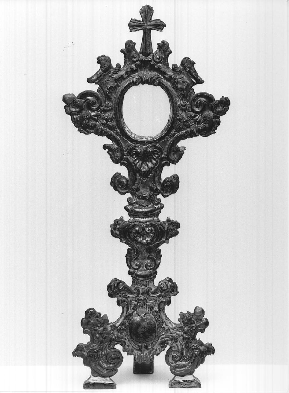 reliquiario - a ostensorio, opera isolata - N.R (seconda metà sec. XVIII)