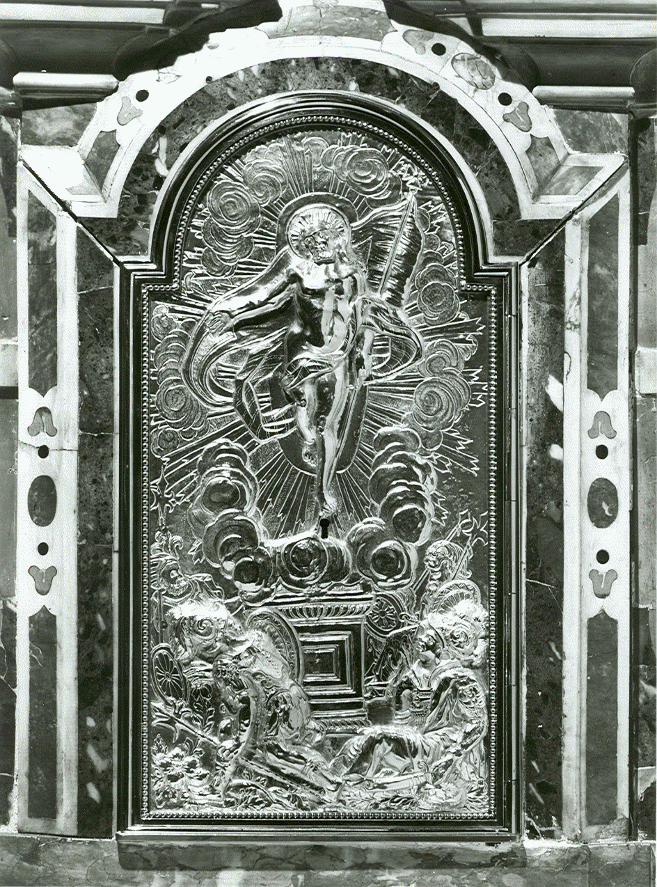 sportello di tabernacolo, elemento d'insieme - ambito mantovano (seconda metà sec. XVIII)