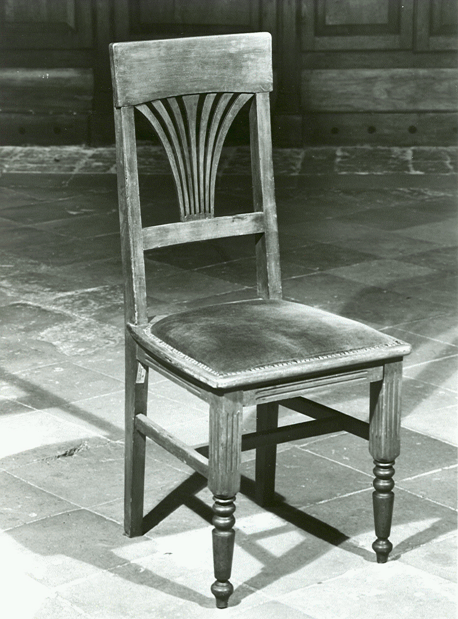 sedia, serie - ambito lombardo (prima metà sec. XIX)