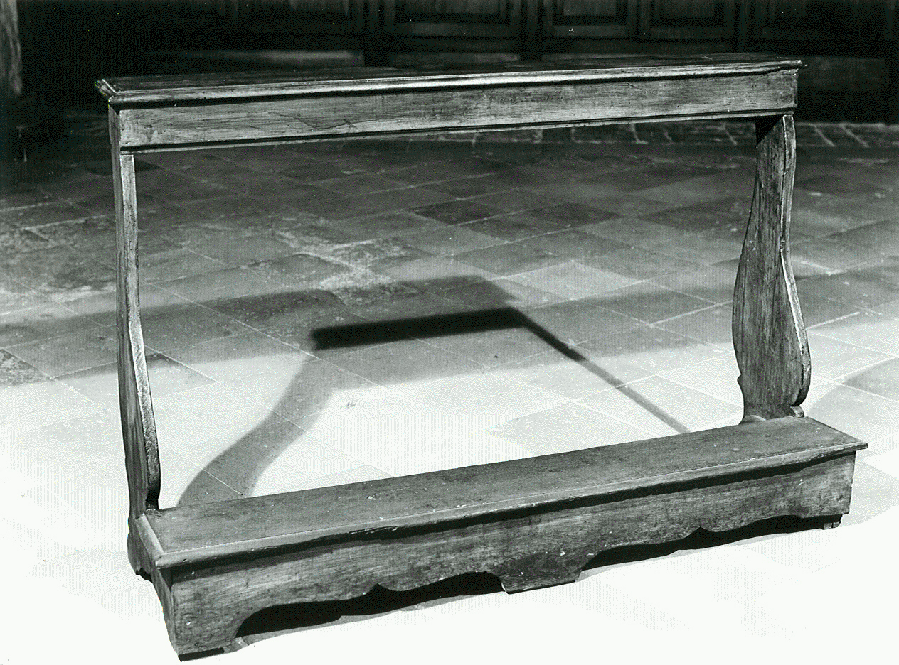 inginocchiatoio, opera isolata - ambito lombardo (prima metà sec. XIX)