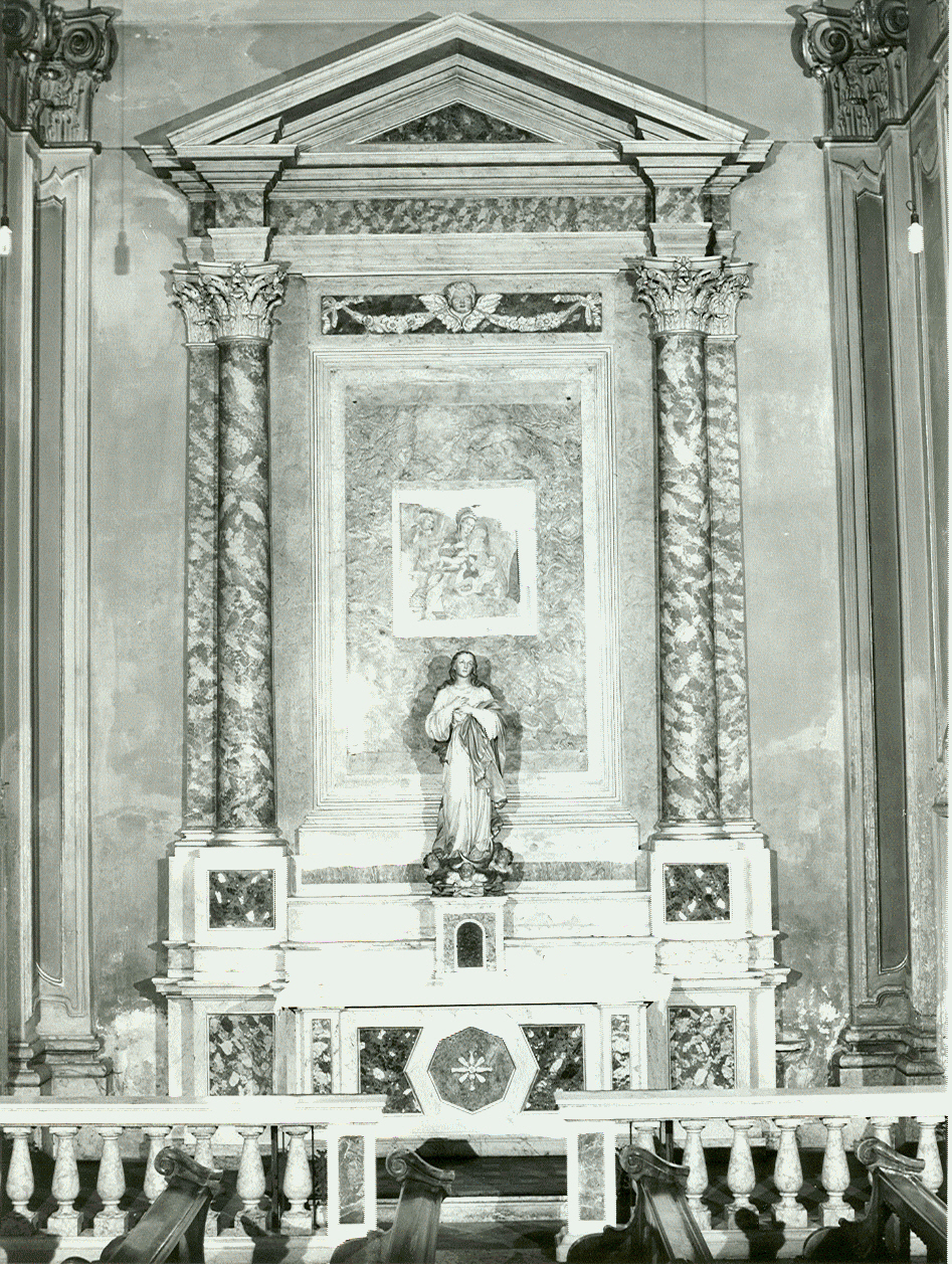 altare, opera isolata - ambito mantovano (seconda metà sec. XVIII)