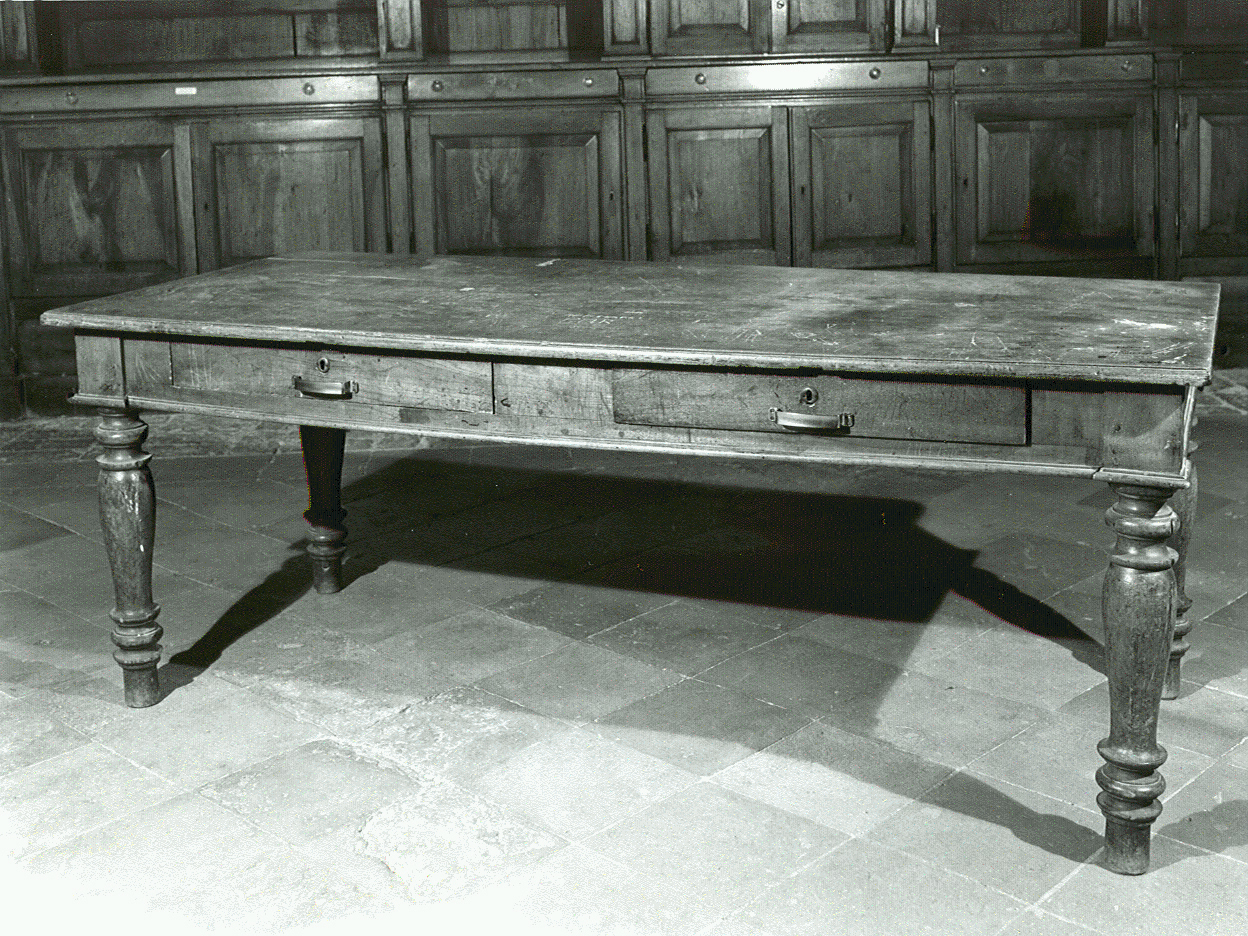 tavolo, opera isolata - ambito mantovano (seconda metà sec. XVIII)