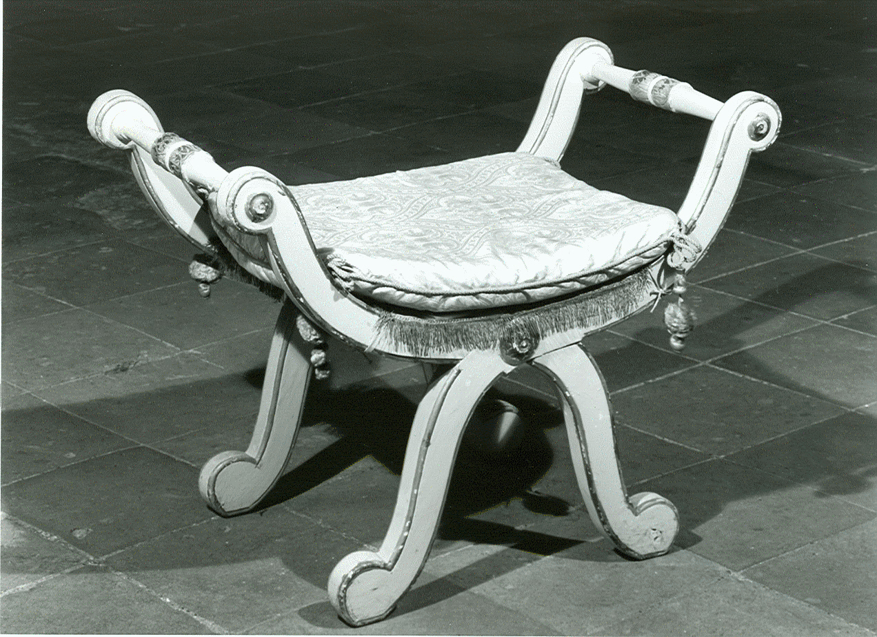 faldistorio, opera isolata - ambito italiano (seconda metà sec. XVIII)