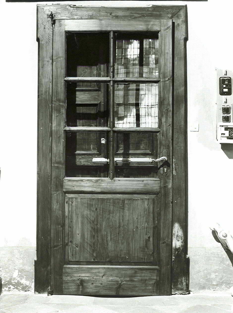 porta, opera isolata - ambito italiano (seconda metà sec. XVIII)