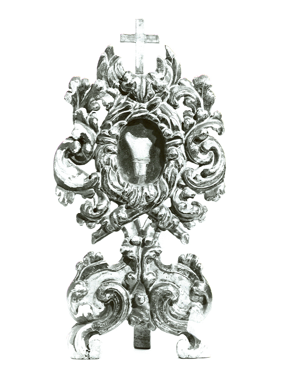 reliquiario - a ostensorio, opera isolata - ambito italiano (sec. XVII)
