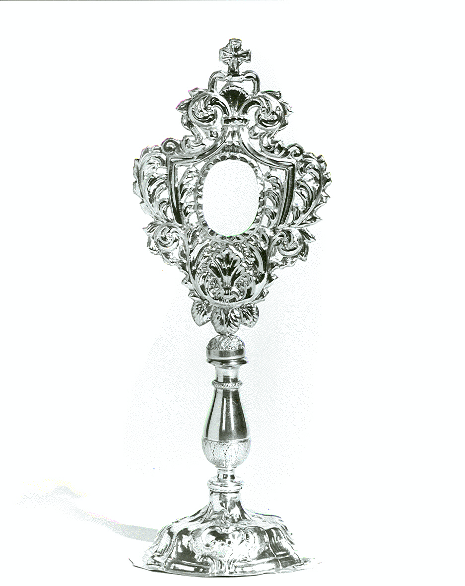 reliquiario - a ostensorio, opera isolata - ambito italiano (prima metà sec. XVIII)