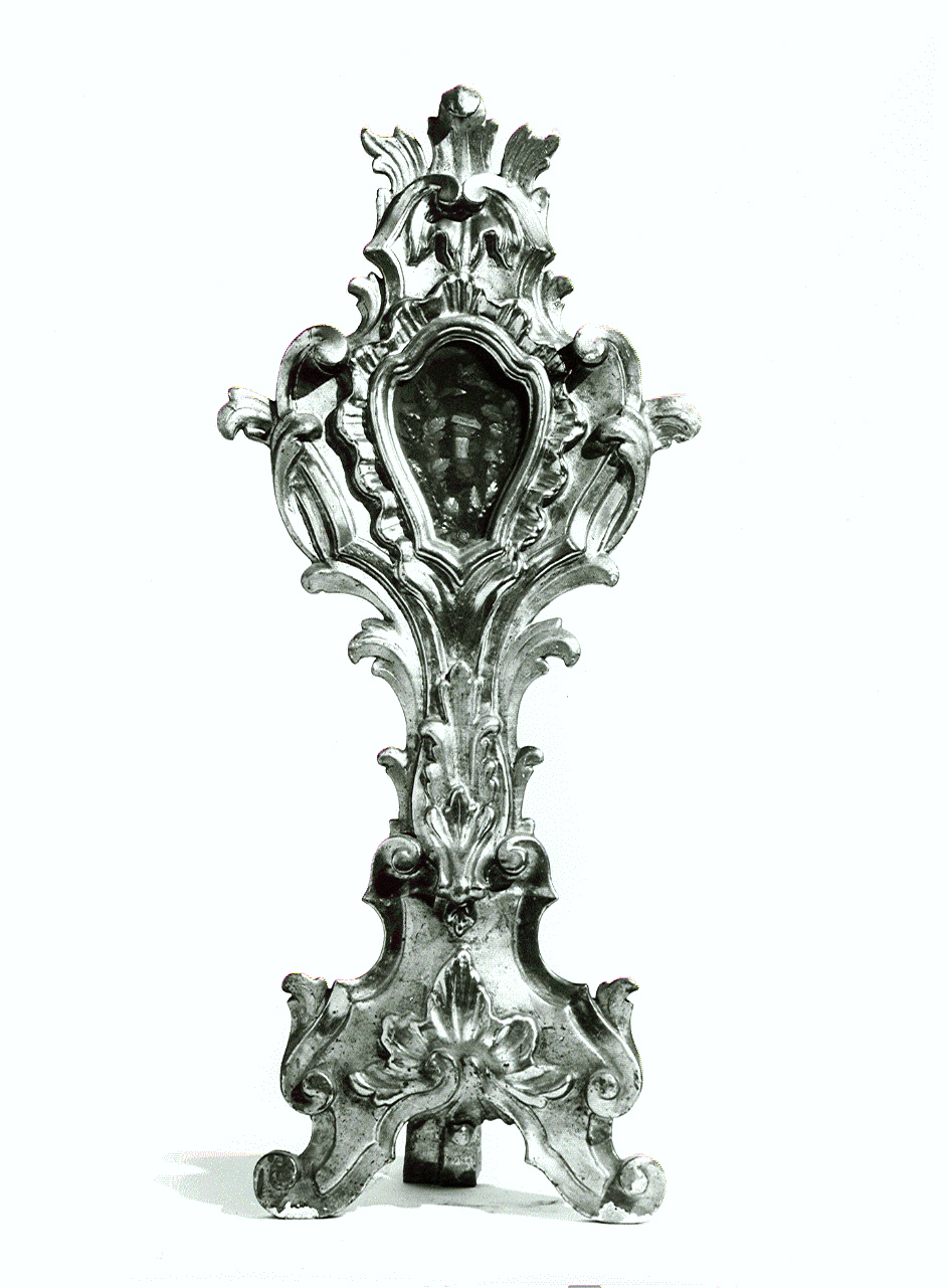 reliquiario - a ostensorio, serie - ambito italiano (seconda metà sec. XVIII)