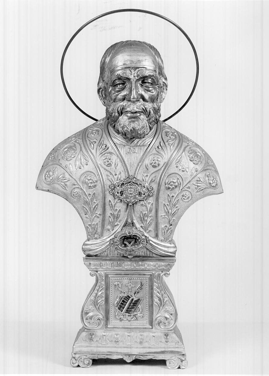 reliquiario - a busto, opera isolata - ambito italiano (secc. XVI/ XIX)