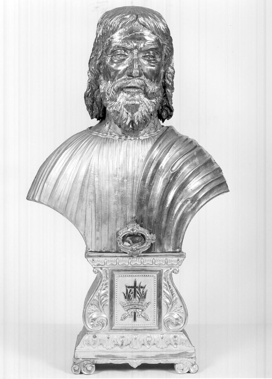 reliquiario - a busto, opera isolata - ambito italiano (secc. XVI/ XIX)