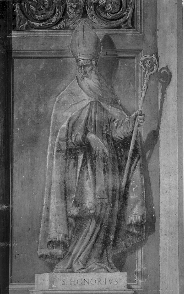 Sant'Onorio vescovo (dipinto, pendant) di Amigoni Ottavio (attribuito) (sec. XVII)