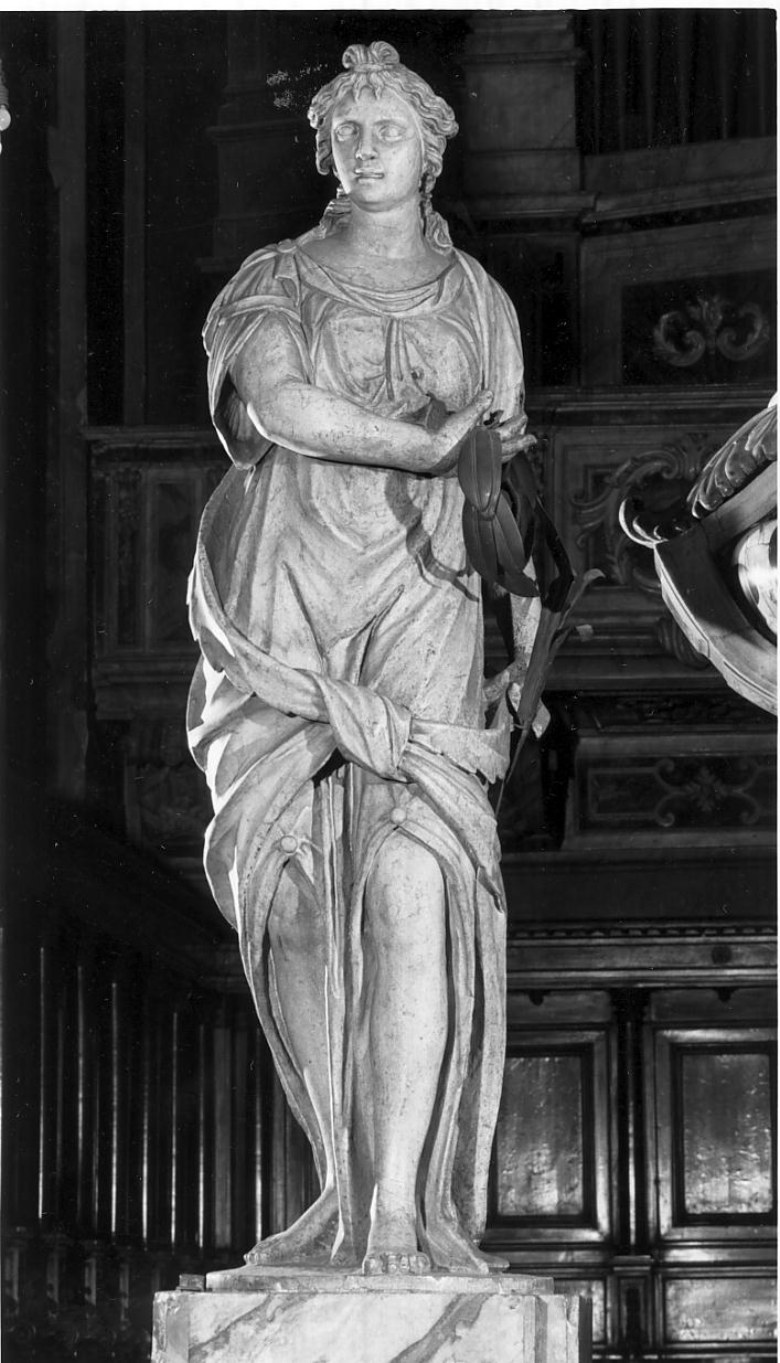 figura allegorica (statua, elemento d'insieme) di Carra Giovanni Antonio (attribuito) (sec. XVII)