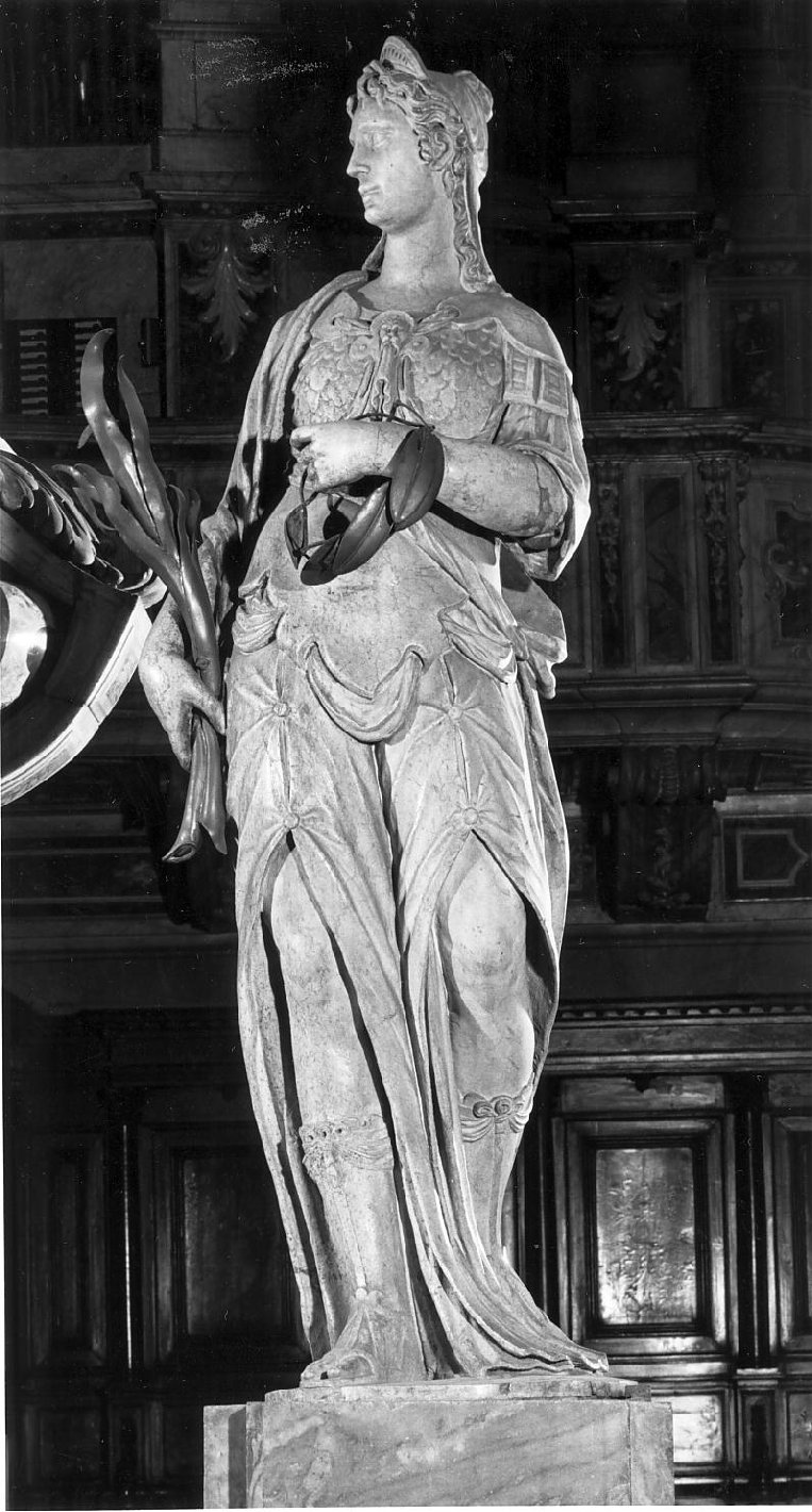 figura allegorica (statua, elemento d'insieme) di Carra Giovanni Antonio (attribuito) (sec. XVII)