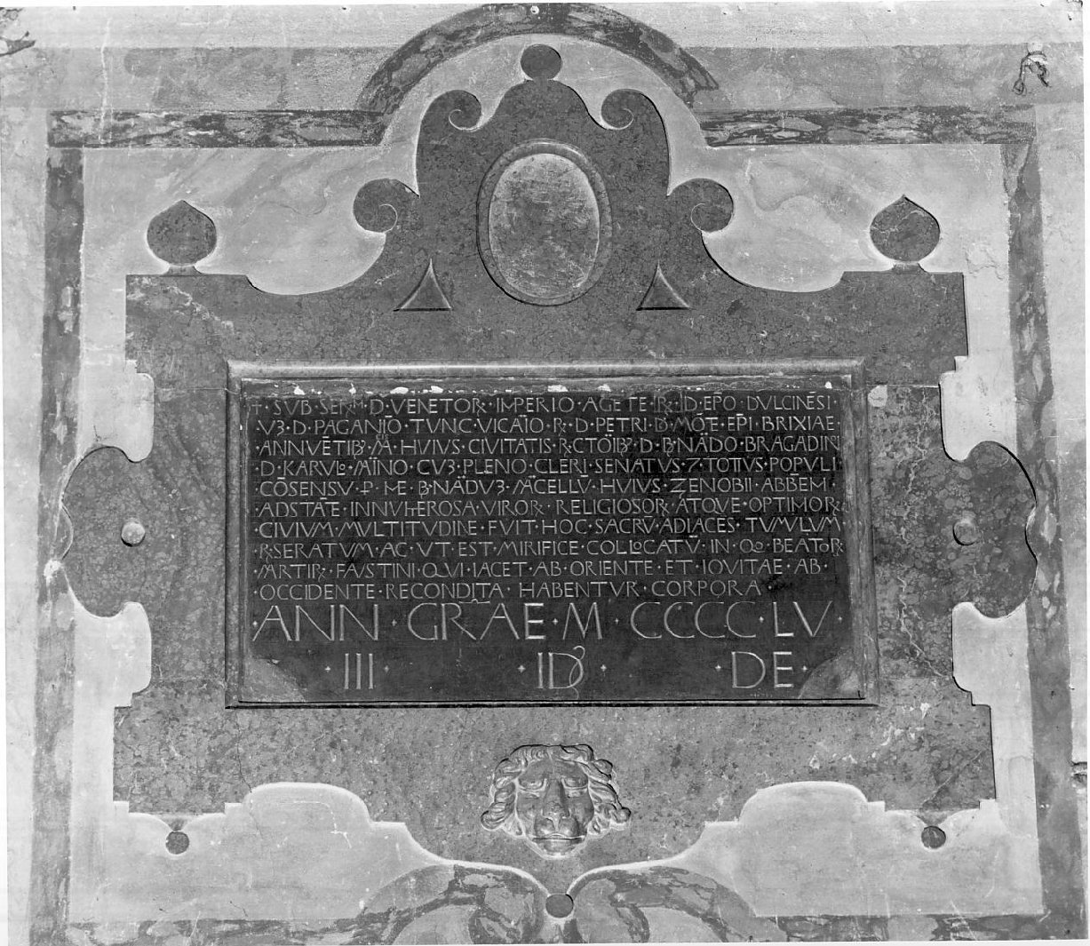 lapide, opera isolata - ambito lombardo (sec. XV)