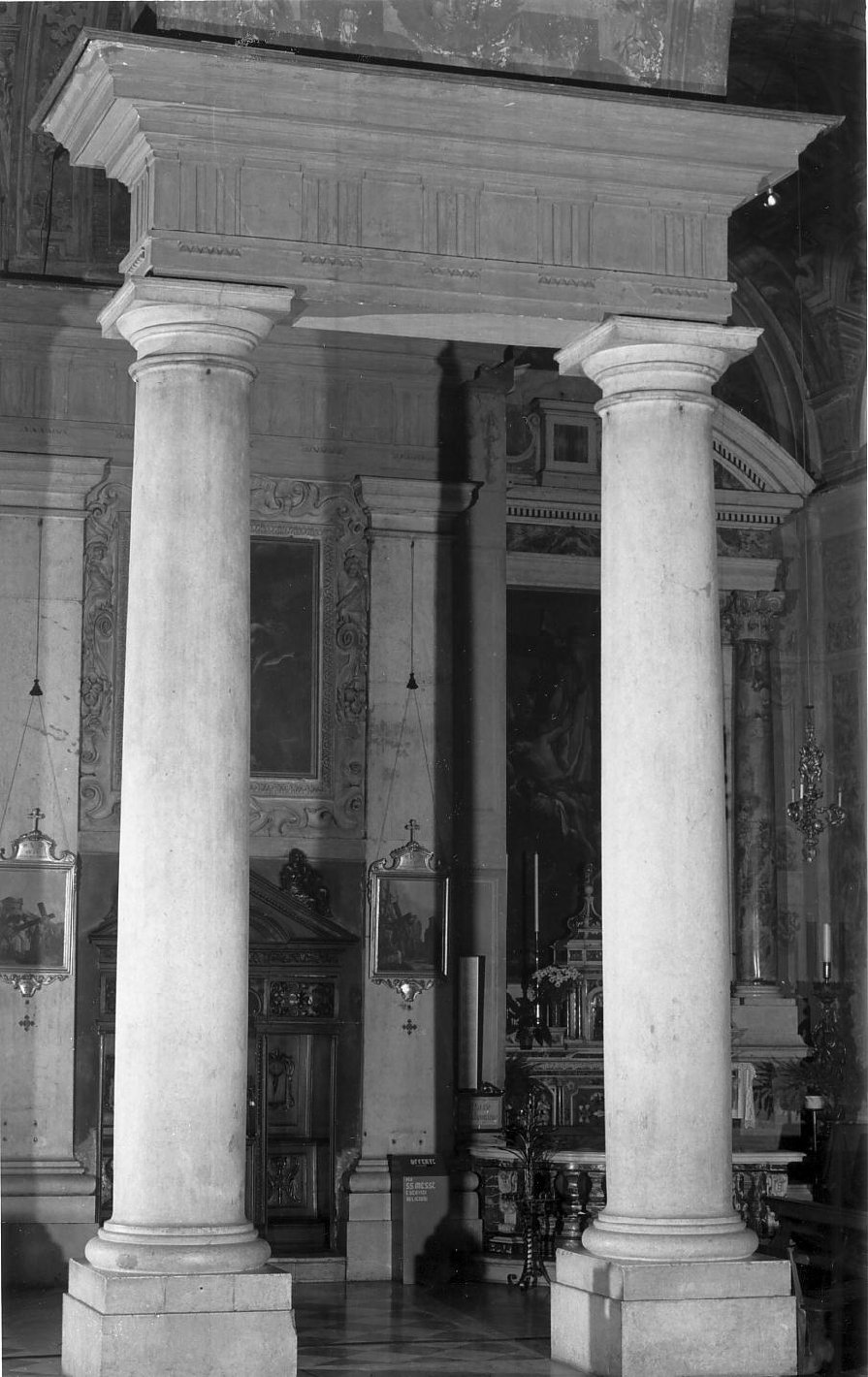 colonna, serie - ambito italiano (sec. XVII)