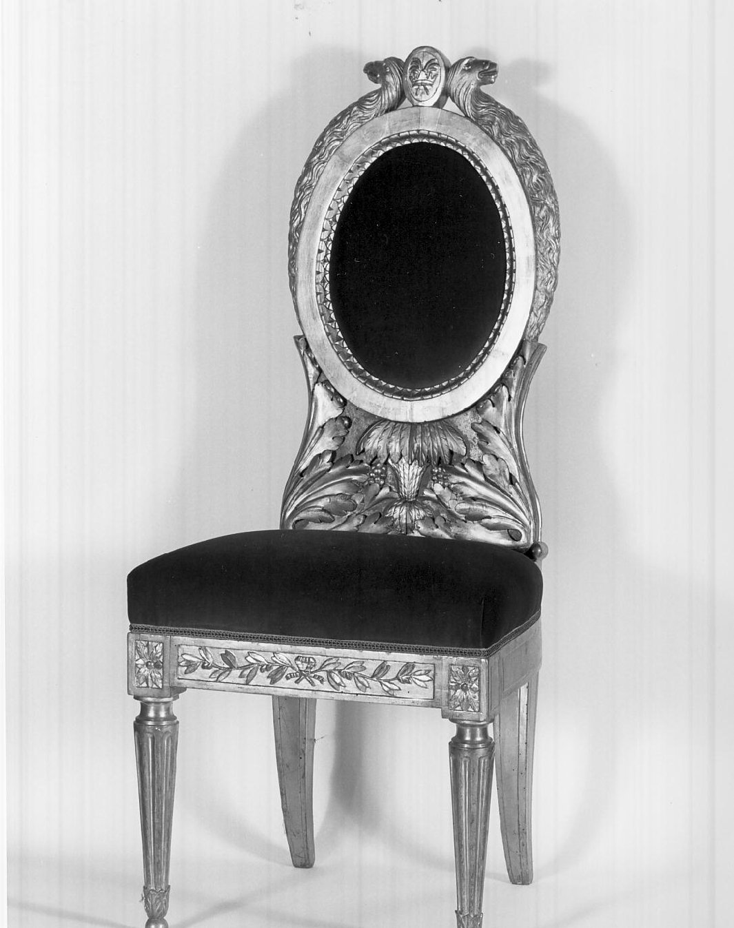 poltroncina, opera isolata - ambito lombardo (primo quarto sec. XIX)