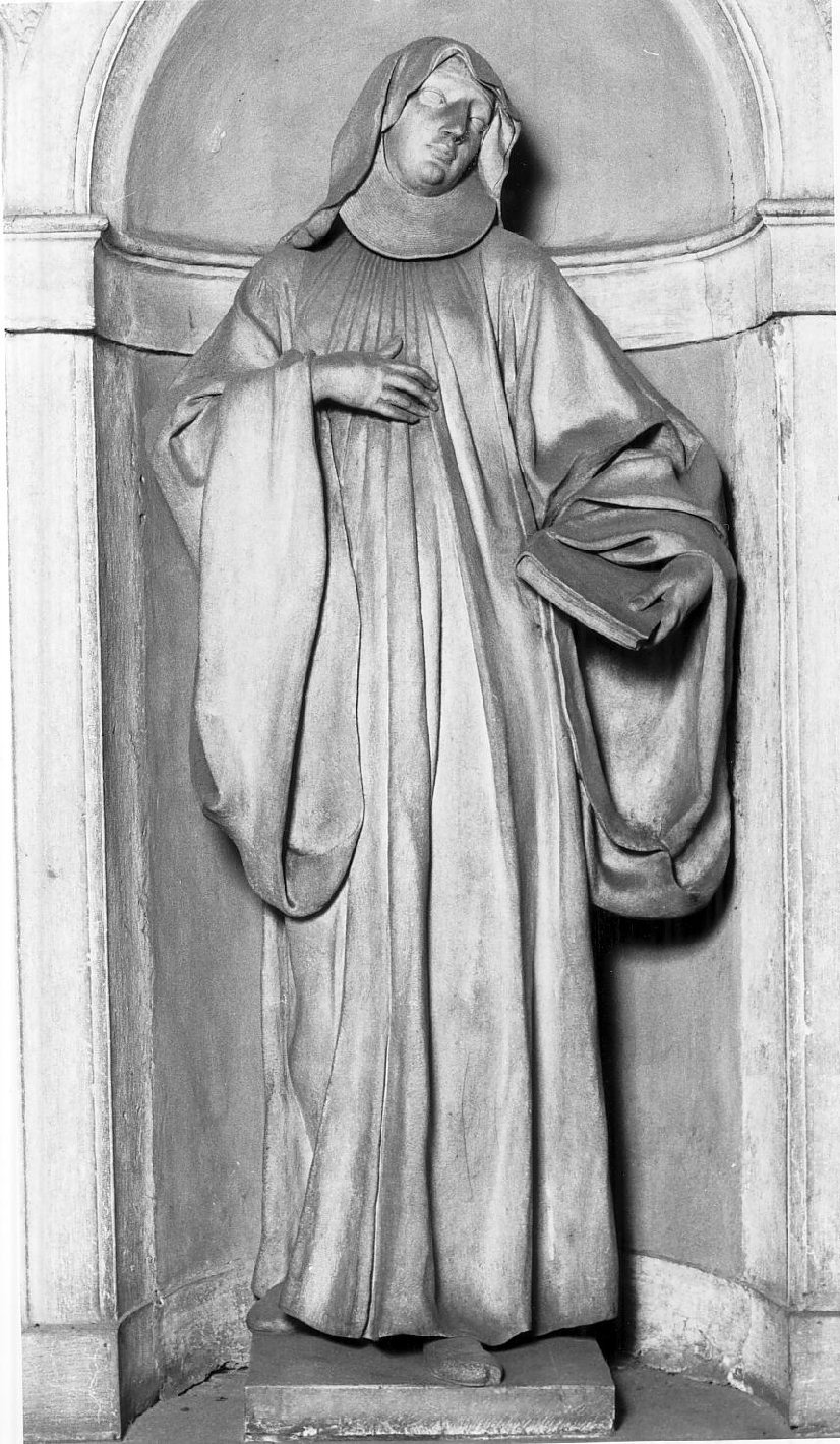 Santa Scolastica (statua, opera isolata) di Calegari Antonio (attribuito) (sec. XVIII)