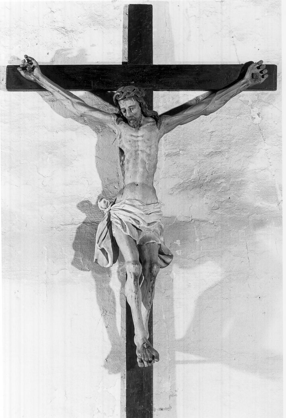 Cristo crocefisso (statua, opera isolata) - ambito lombardo (sec. XVII)