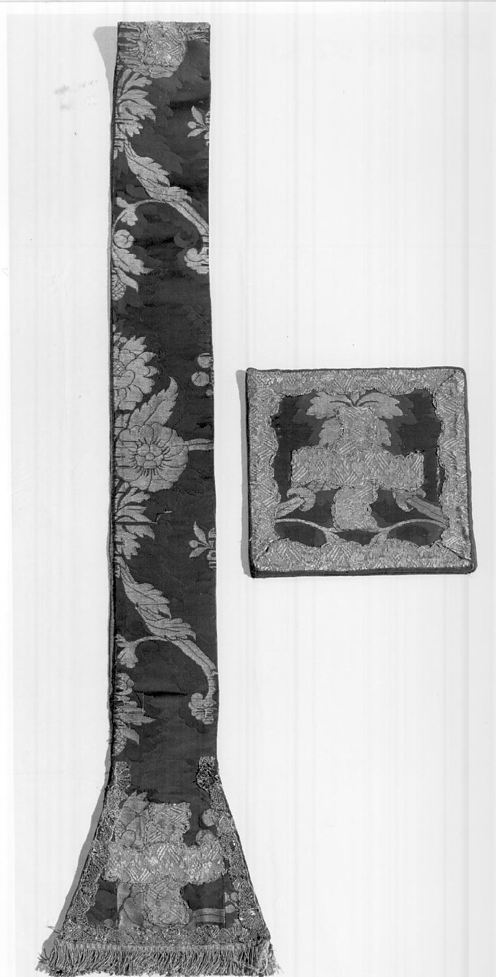 stola, insieme - ambito italiano (seconda metà sec. XVIII)