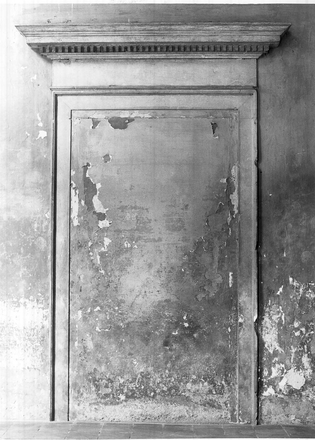 mostra di porta, opera isolata - ambito italiano (sec. XVI)