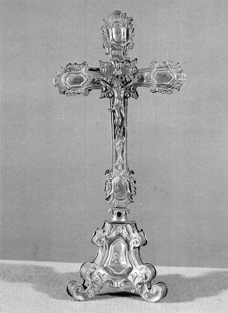 croce d'altare, opera isolata - ambito lombardo (sec. XVIII)