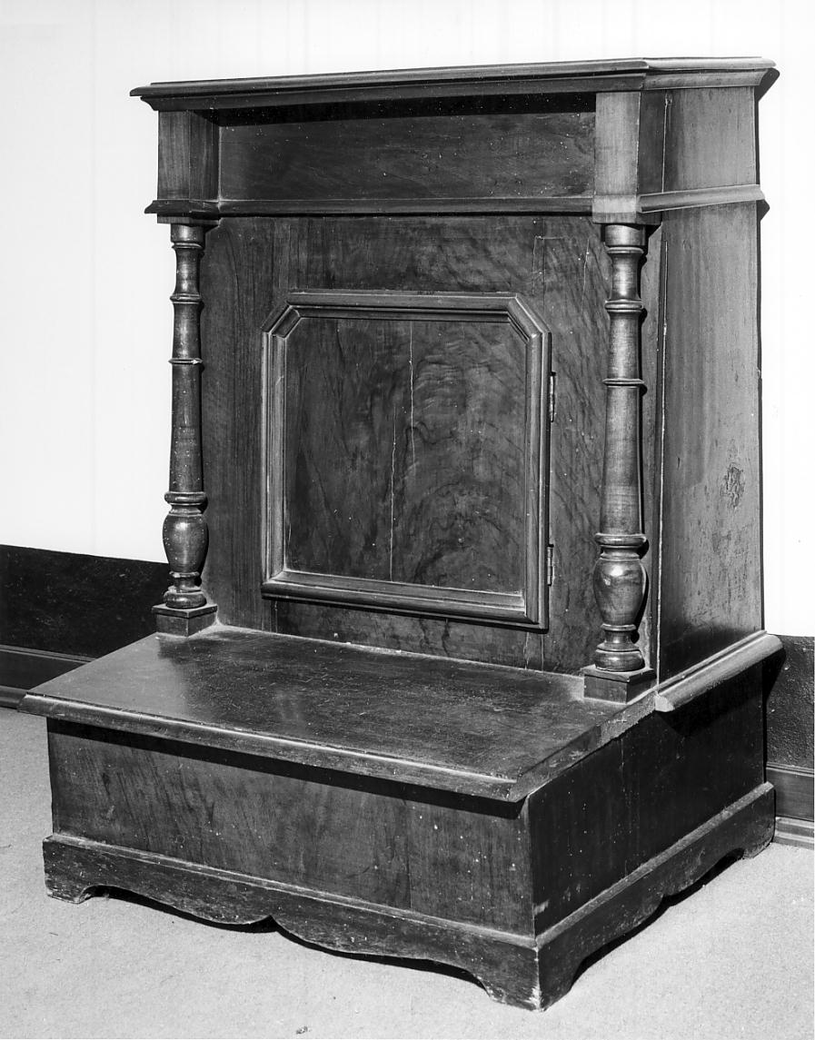 inginocchiatoio, opera isolata - manifattura cremonese (sec. XIX)