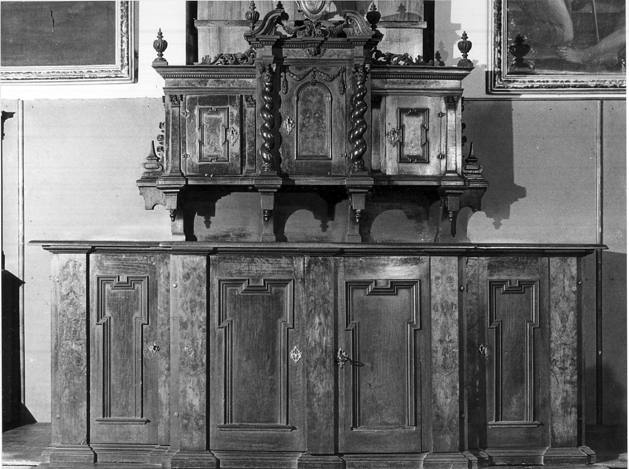 mobile, opera isolata - ambito bresciano (fine/inizio secc. XVII/ XVIII)