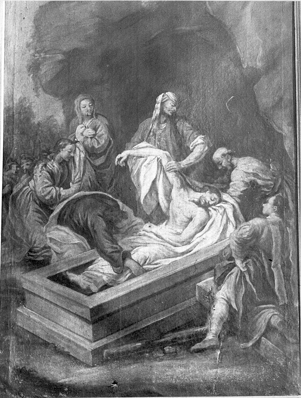 deposizione di Cristo dalla croce (dipinto, opera isolata) di Voltolini Domenico (attribuito) (prima metà sec. XVIII)