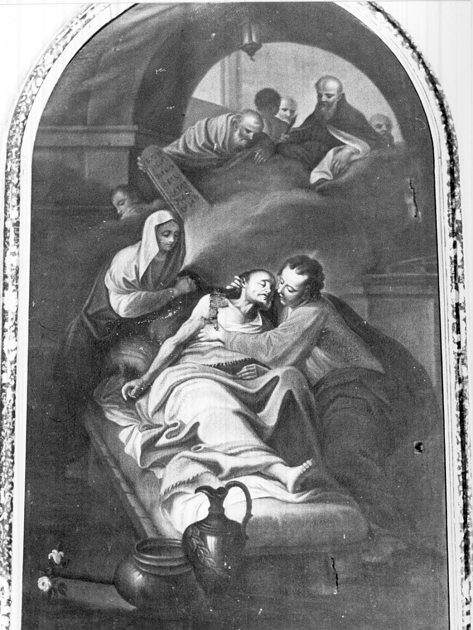 morte di San Giuseppe (dipinto, opera isolata) - ambito veneto (fine sec. XVII)