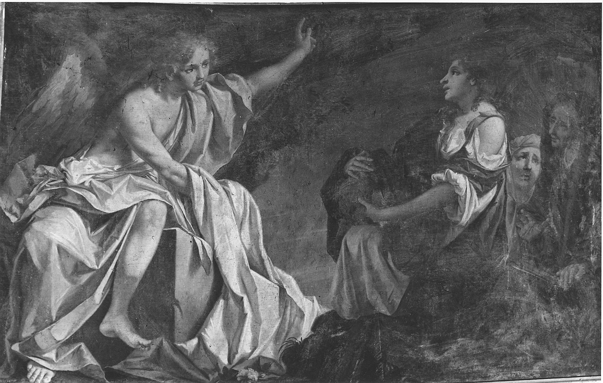 pie donne al sepolcro (dipinto, opera isolata) - ambito italiano (sec. XVIII)