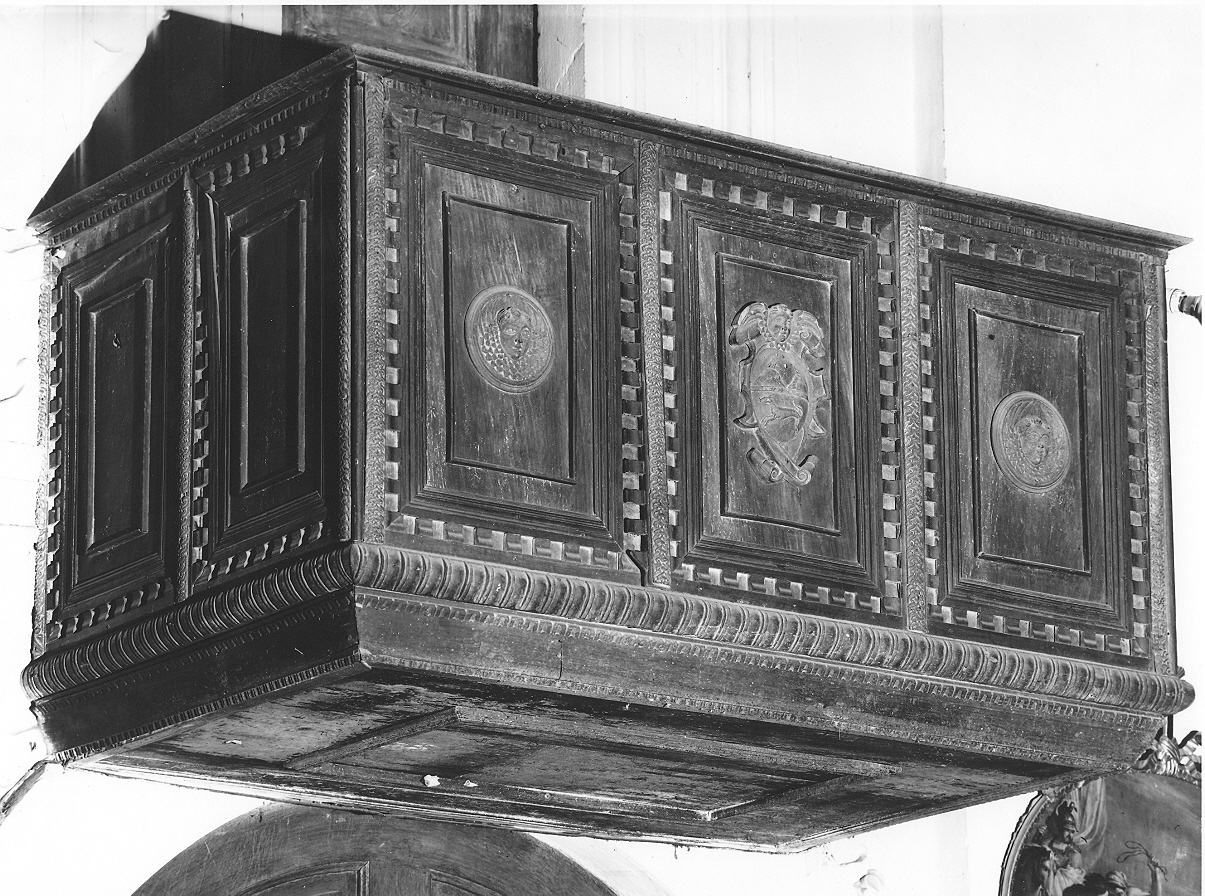 pulpito, opera isolata - ambito italiano (sec. XVII)