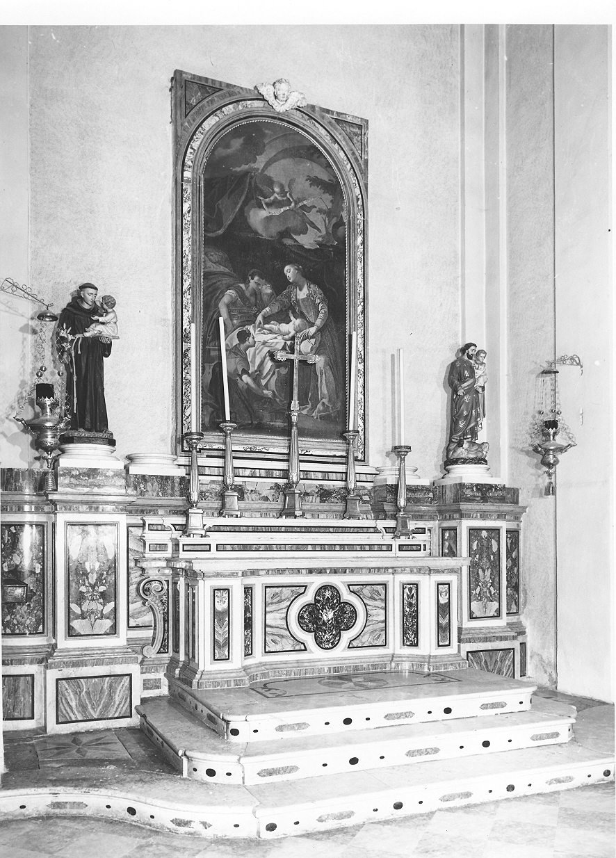 altare, insieme - ambito italiano (fine sec. XVIII)