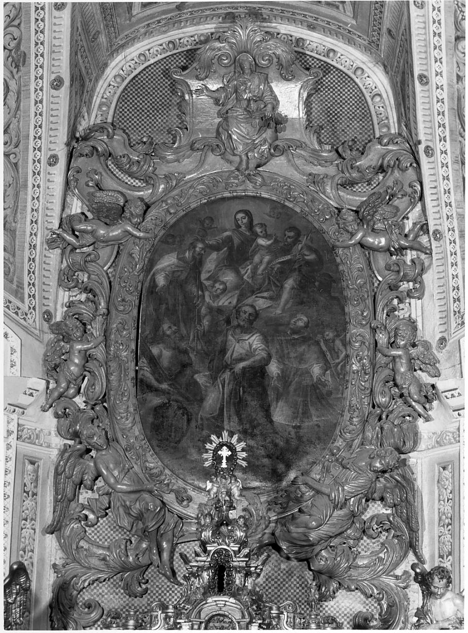 cornice di pala d'altare, opera isolata di Fantoni Andrea (bottega) (sec. XVIII)