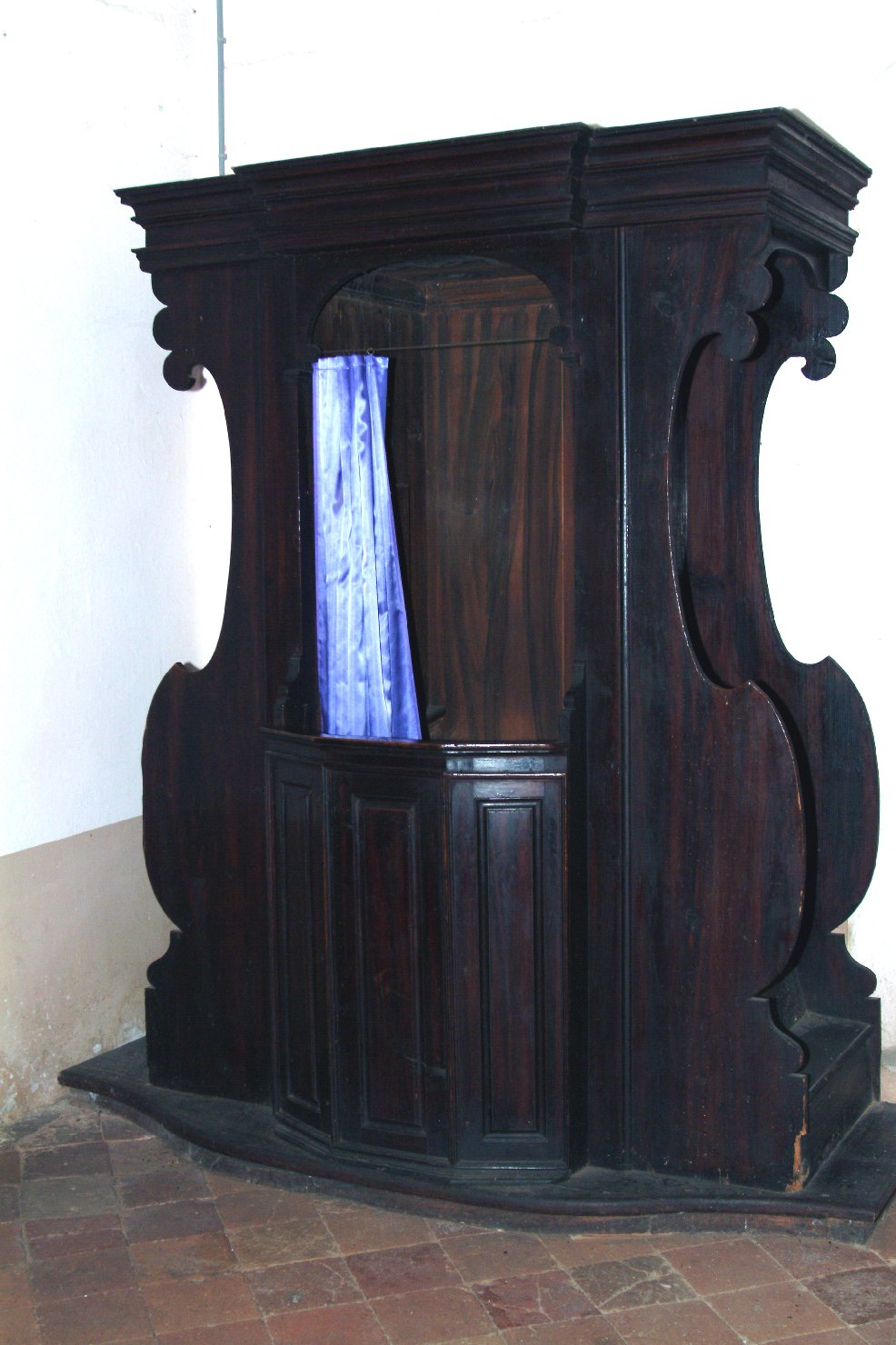 confessionale, serie - ambito mantovano (seconda metà sec. XVIII)