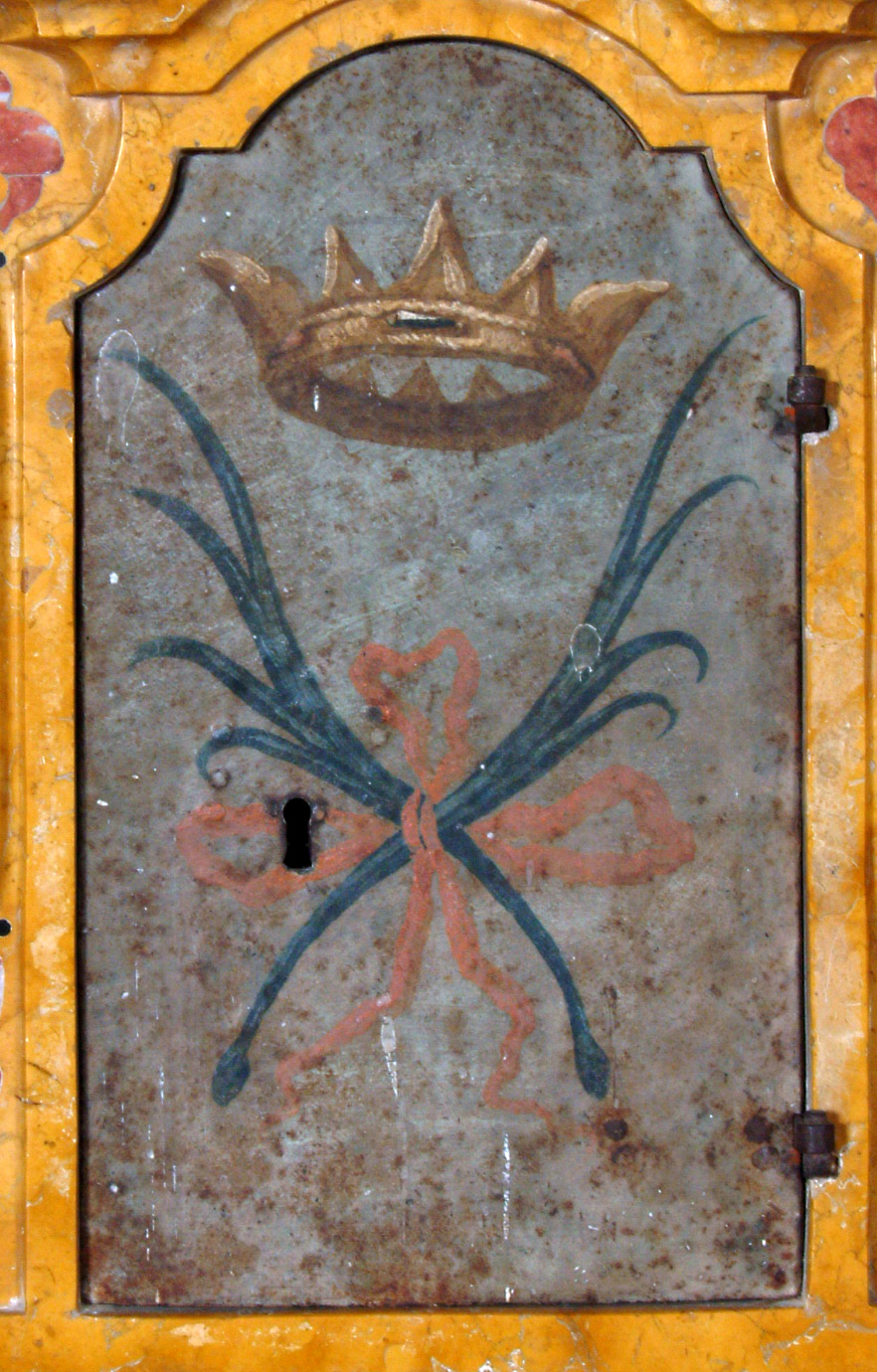 sportello di tabernacolo, elemento d'insieme - ambito mantovano (terzo quarto sec. XVIII)